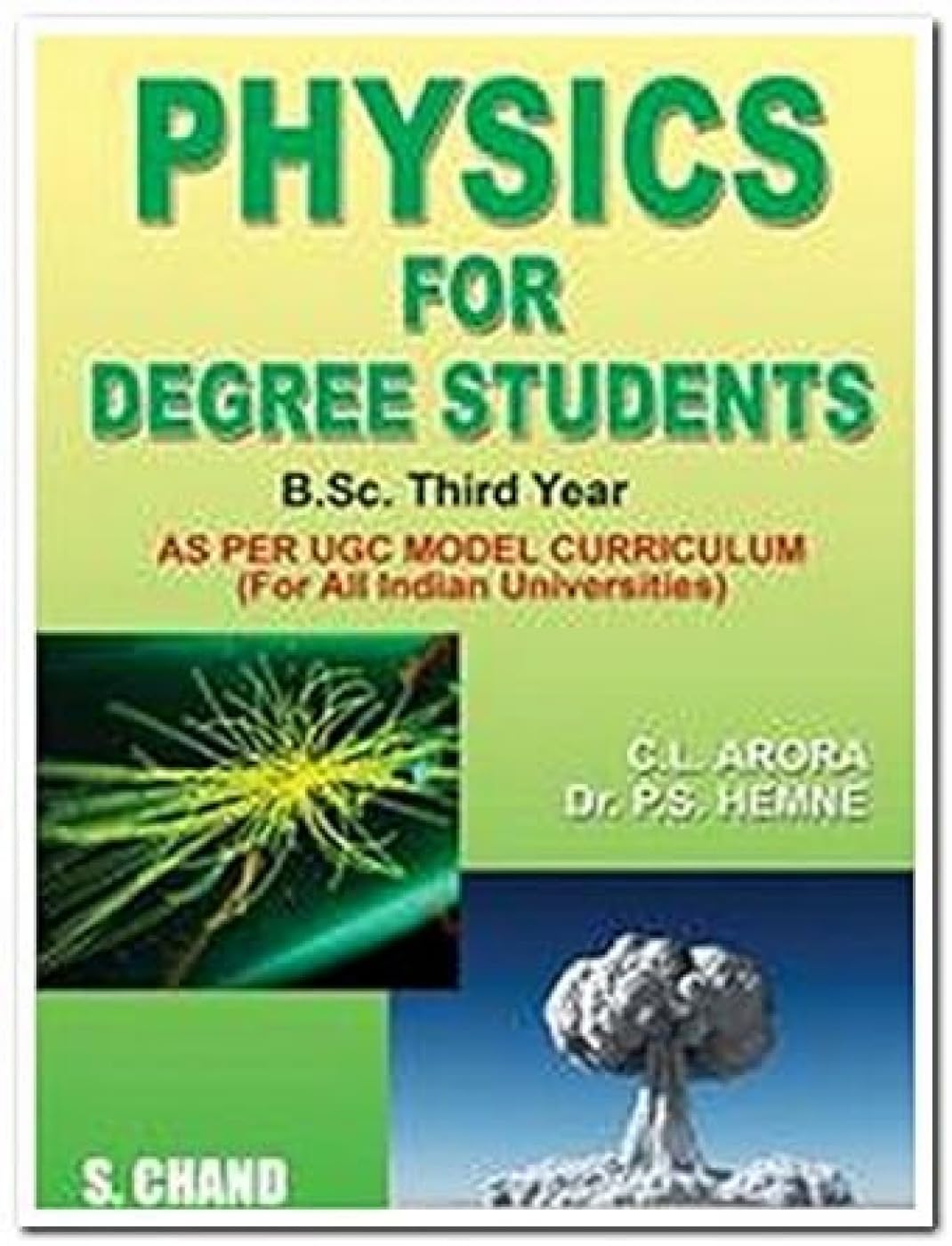 Physics for Degree Students for B.Sc. 3rd Year