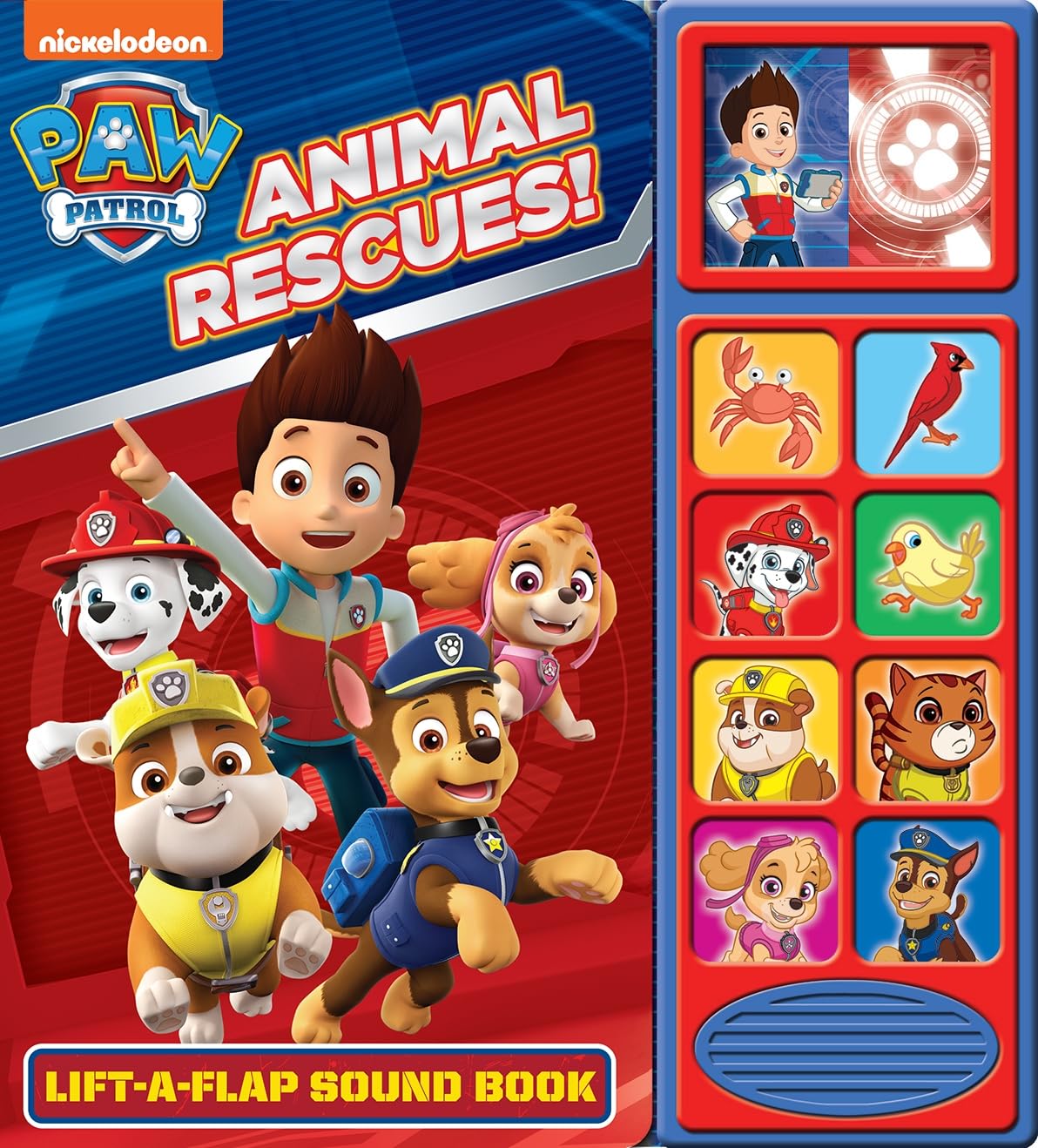 Nickelodeon PAW Patrol  Animal Rescues! LiftaFlap Sound Book  PI Kids (PlayASound)