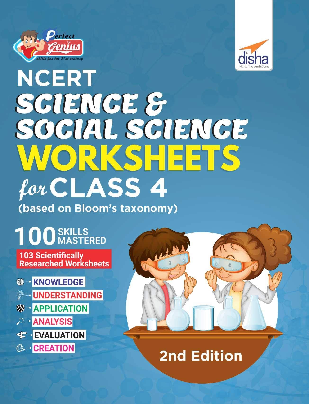 Perfect Genius Ncert Science & Social Science Worksheets For Class 4 (Based On BloomS Taxonomy) 2Nd Edition