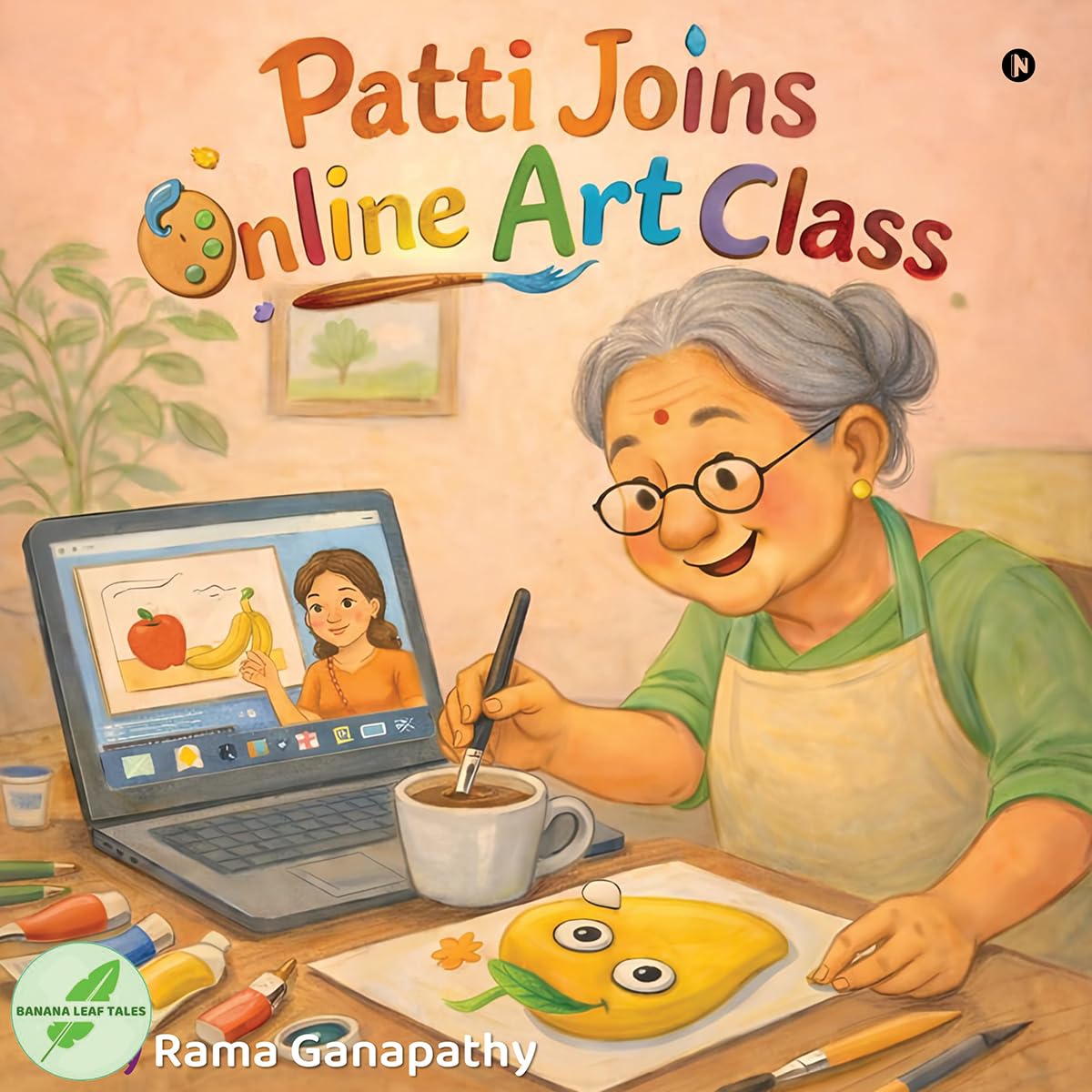 Patti Joins Online Art Class