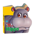 Sawan Presents Who Am I Hippo| DieCut Shape BoardBook