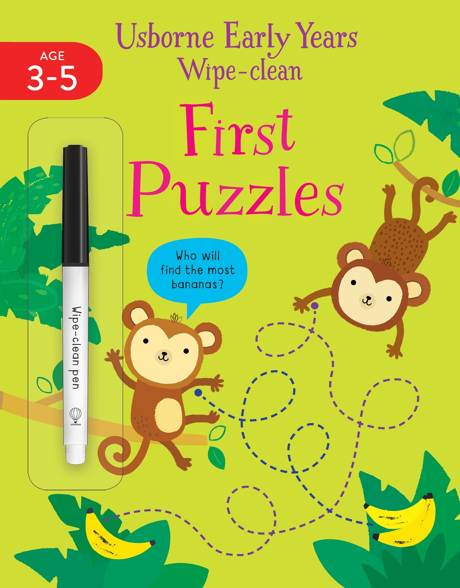 Early Years WipeClean First Puzzles (Usborne Early Years Wipeclean, 21)