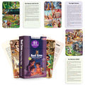 Bedtime Fantasy and Fairy Tales Flashcards for Kids, 51 Colourful & Short Stories Flashcards for 36 Years Old, Montessori Educa