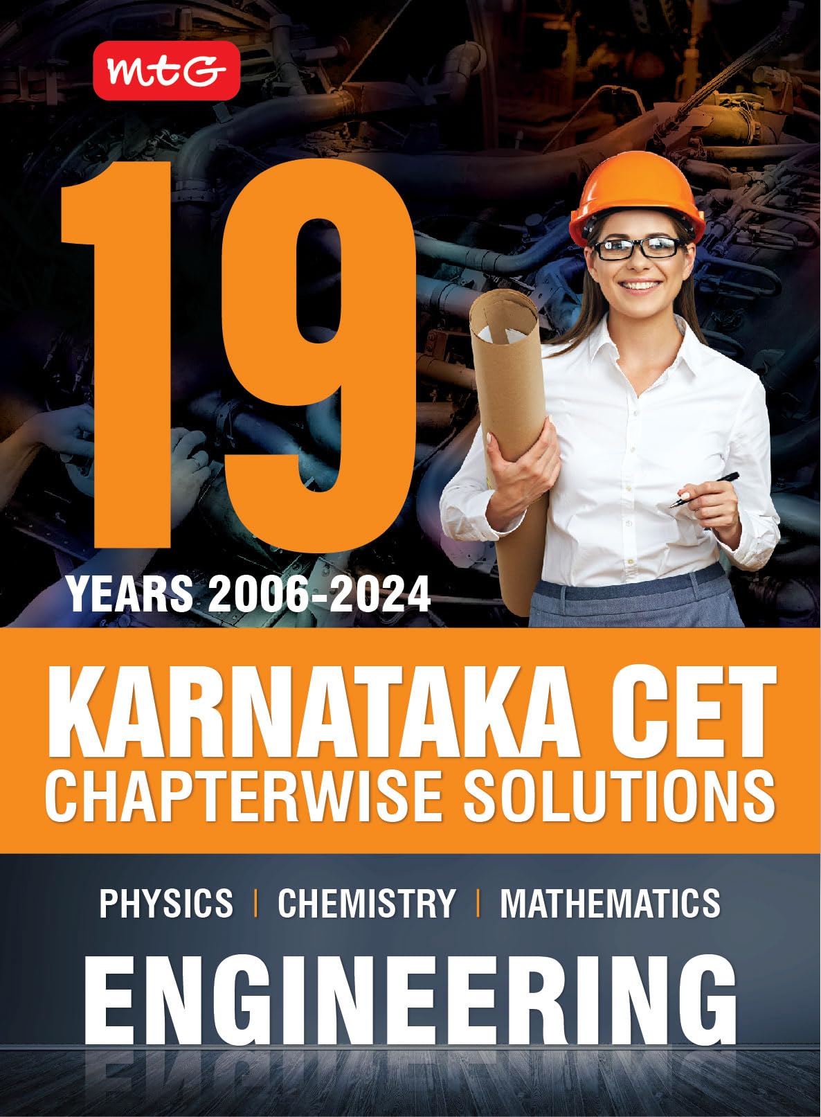 MTG 19 Years (20242006) Karnataka CET Chapterwise Solutions Physics, Chemistry & Mathematics | KCET Previous Year Solved Papers
