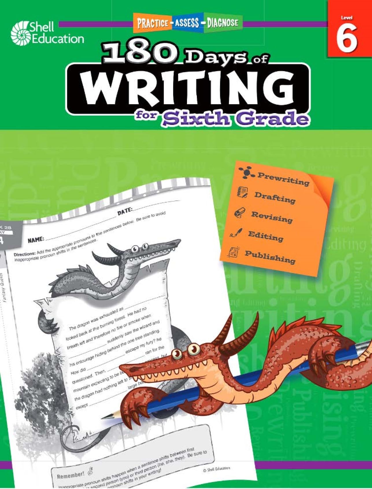 180 Days of Writing for Sixth Grade  An EasytoUse Sixth Grade Writing Workbook to Practice and Improve Writing Skills (180 Da