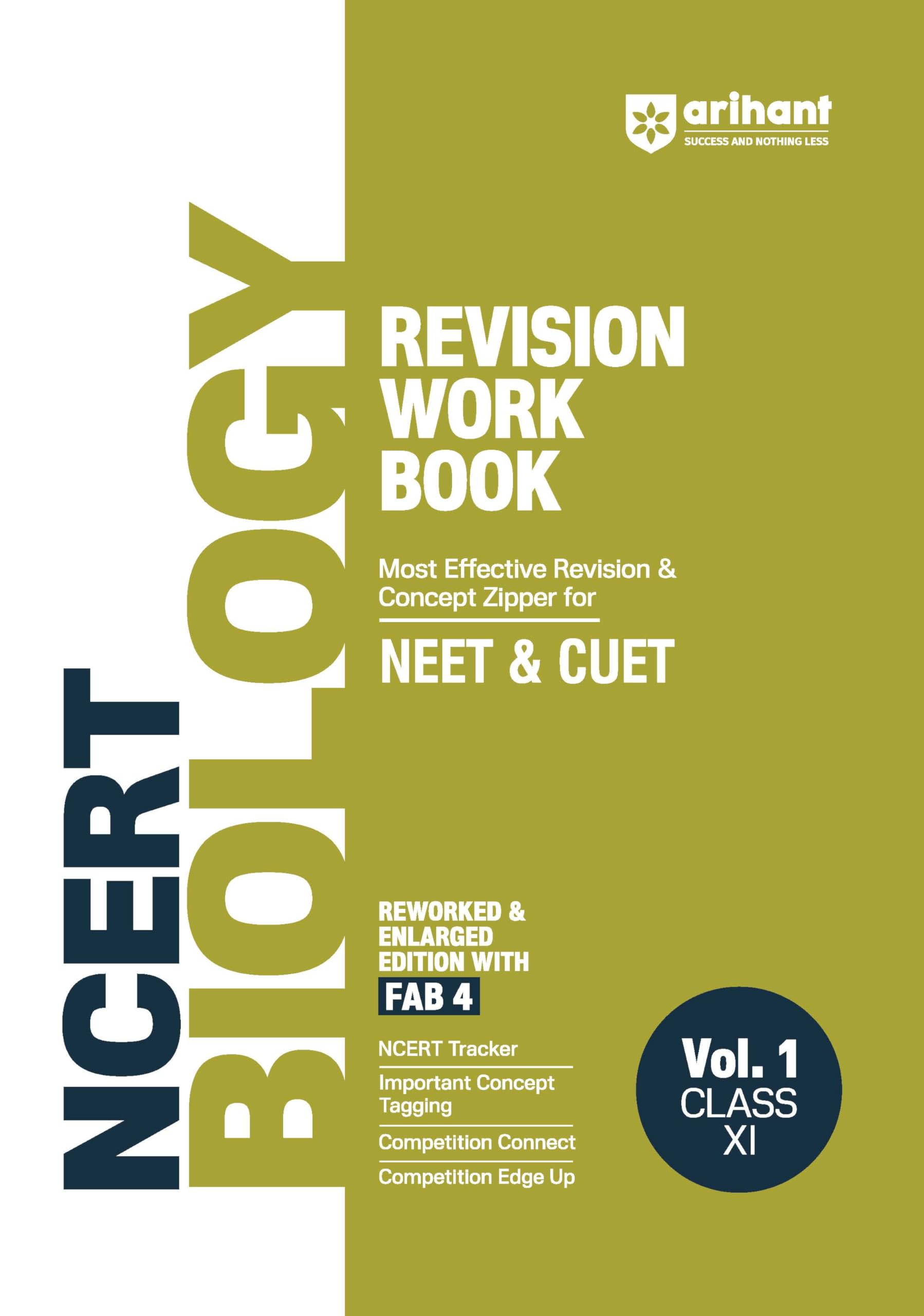 NCERT Biology REVISION WORK BOOK Vol1 Class XI
