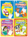 Writing Practice Books for Kids (Set of 4 Books)  Learn and Practice  Pattern Writing, Numbers 120, ABC Capital Letters, Smal
