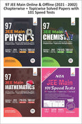 97 Jee Main Online & Offline (2021  2002) Chapterwise + Topicwise Solved Papers With 101 Speed Tests