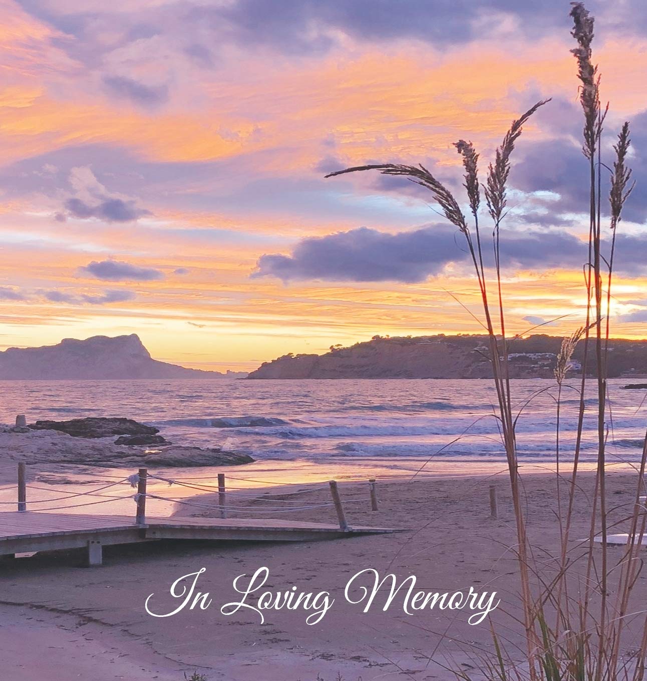 Funeral Guest Book, In Loving Memory Memorial Service Guest Book, Condolence Book, Remembrance Book for Funerals or Wake: HARD