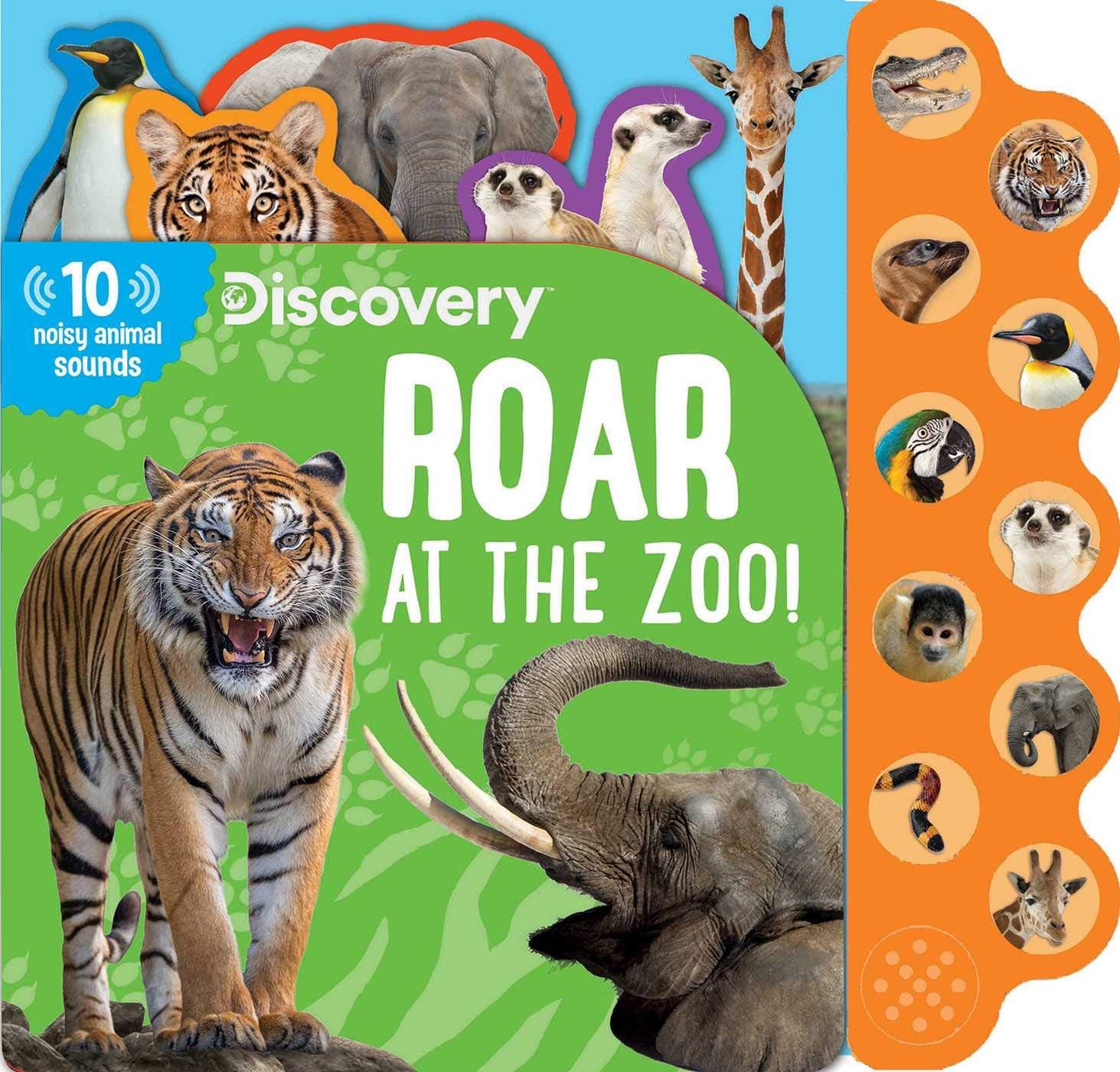 Discovery: Roar at the Zoo! (10Button Sound Books) (Image on Book may slightly vary)