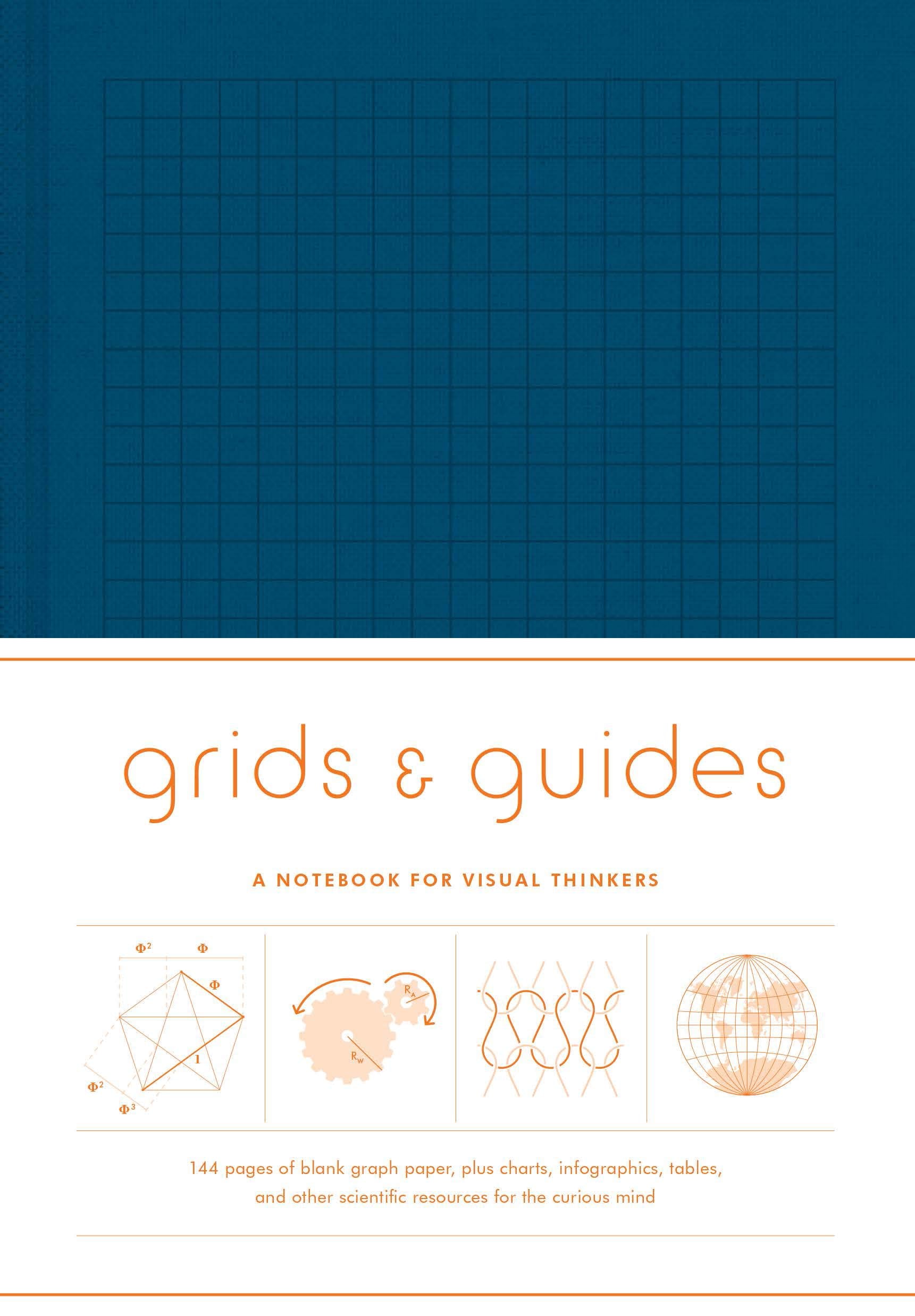 Grids & Guides (Navy): A Notebook for Visual Thinkers