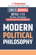 Gullybaba IGNOU CBCS BA (Honours) 6th Sem BPSC113 Modern Political Philosophy in English