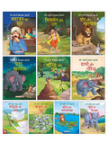 Story Book: Panchatantra Moral Stories (Hindi) (Set Of 10 Books)  Hindi Story Book For Kids With Colourful Illustrations  4 Ye