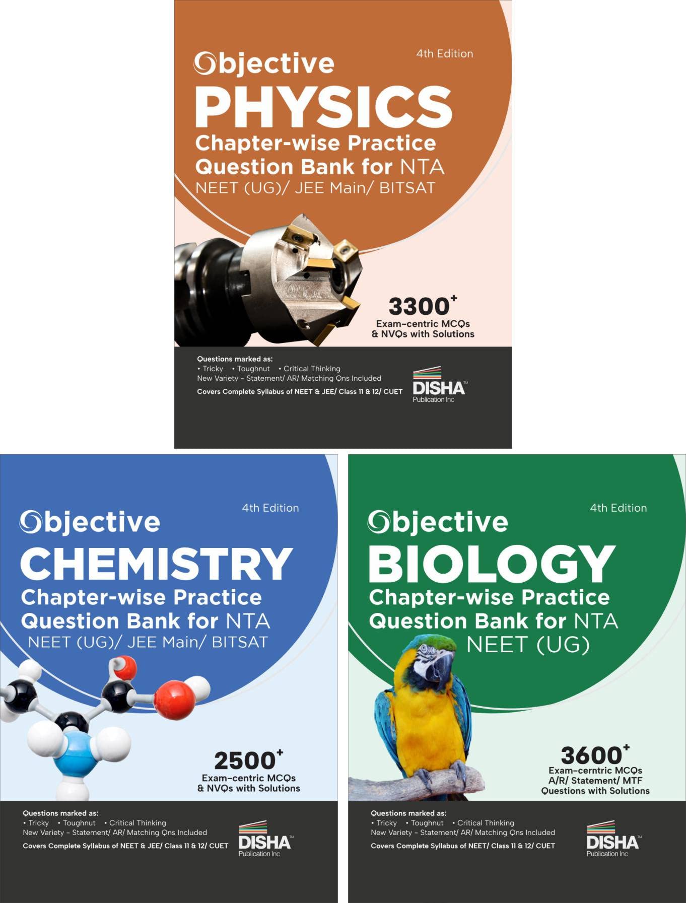 Objective Physics, Chemistry & Biology ChapterWise Practice Question Bank For Nta Neet (Ug) 4Th Edition | Mcqs Based On Main Pr