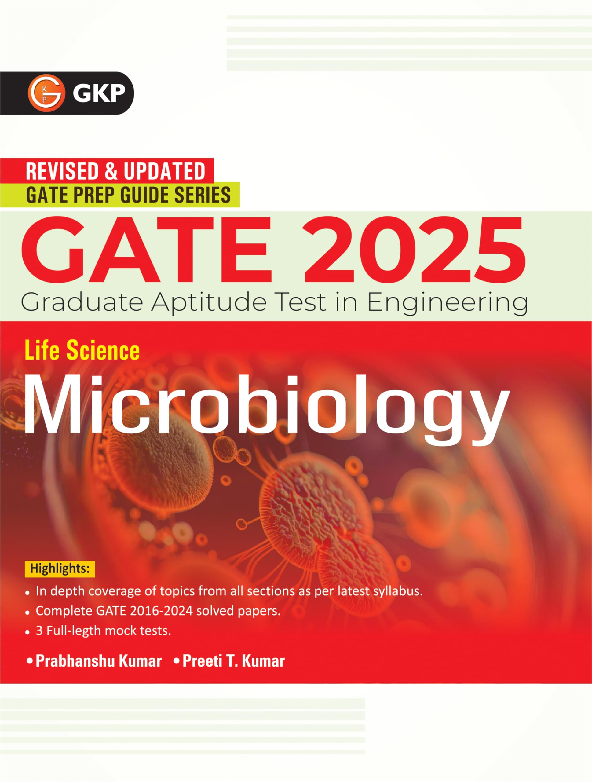 GKP GATE 2025 : Life Science  Microbiology  Guide (Includes Solved papers of 20162024)