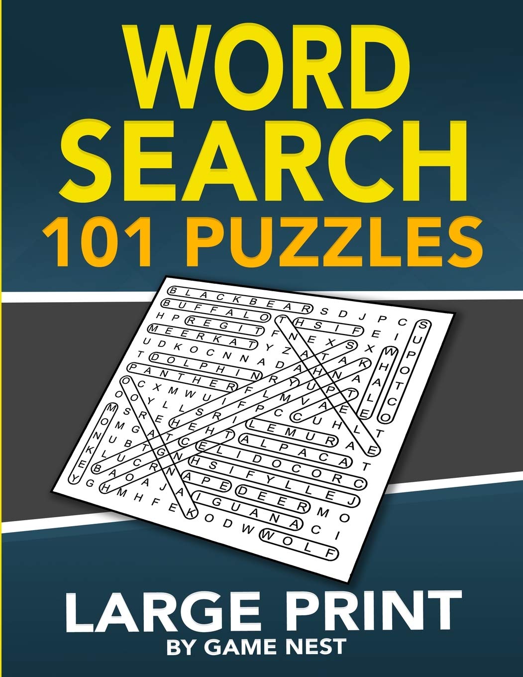 Word Search 101 Puzzles Large Print: Fun & Challenging Puzzle Games for Adults and Kids (8.5 x 11 Large Print)