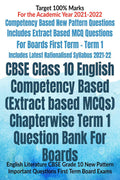 Cbse Class 10 English Competency Based (Extract Based Mcqs) Chapterwise Term 1 Question Bank For Boards