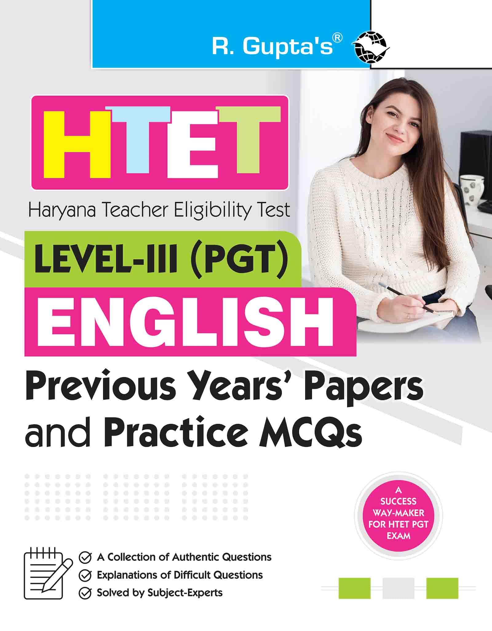HTET (PGT English) Previous Years Papers & Practice MCQs (Level3)