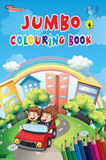 Jumbo Colouring Book 4 for 4 to 8 years old Kids Best Gift to Children for Drawing, Coloring and Painting