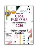 Together with CBSE Pariksha PreBoard Papers for Class 10 English Language & Literature | 3 Question Papers + Answer Booklet | B