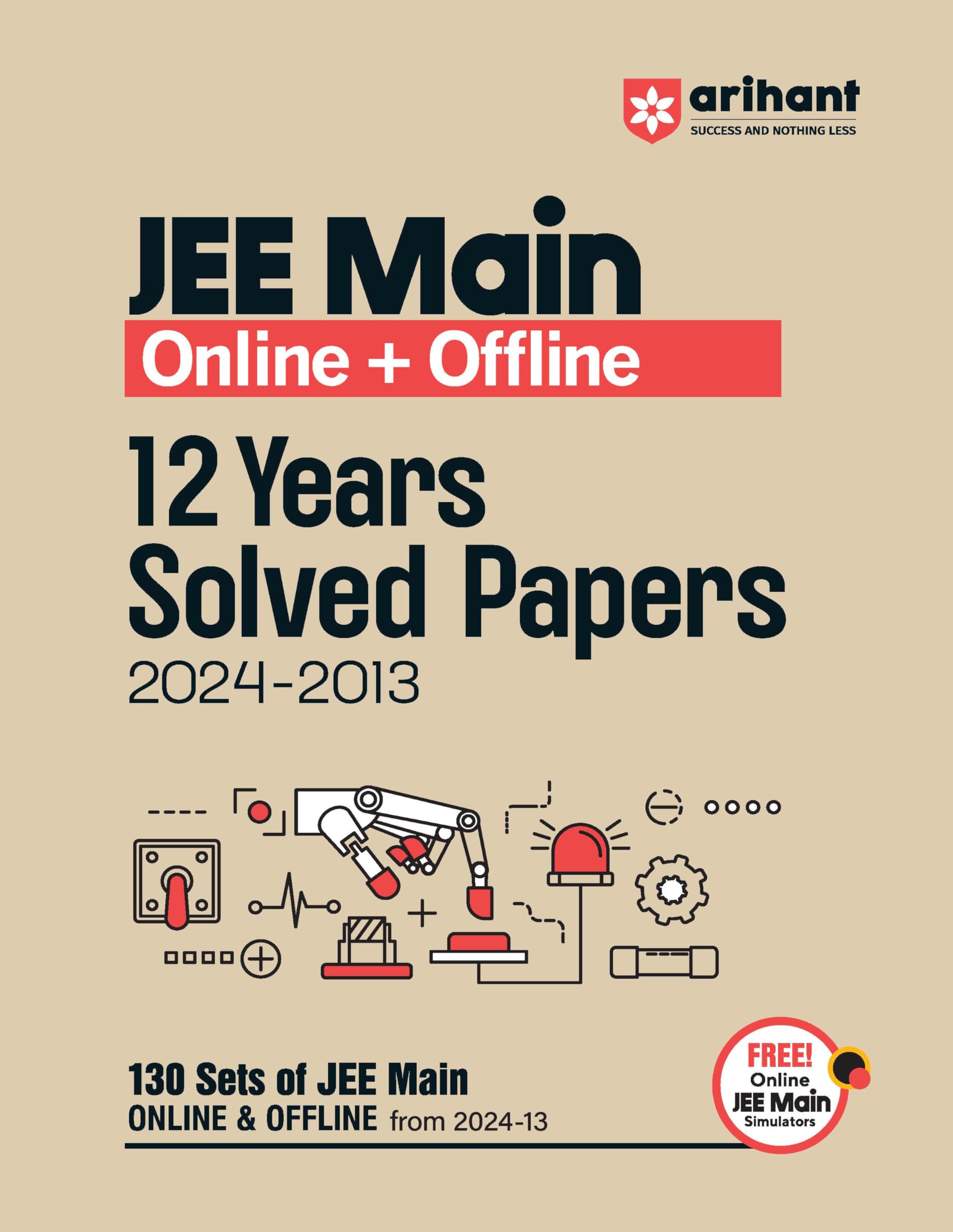 (OLD EDITION) 10 YEARS JEE MAIN SOLVED PAPER (2013