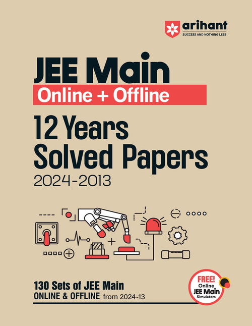 (OLD EDITION) 10 YEARS JEE MAIN SOLVED PAPER (2013