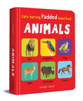 Early Learning Padded Book Of Animals: Board Book For Kids | Learn About Wild Animals, Farm Animals, Pets & Birds With Bright, E