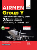 Airmen Group Y (NonTechnical Trades) Exam 28 Practice Sets With 4 Solved Papers (2017  2020) & 3 Online Tests 3Rd Edition