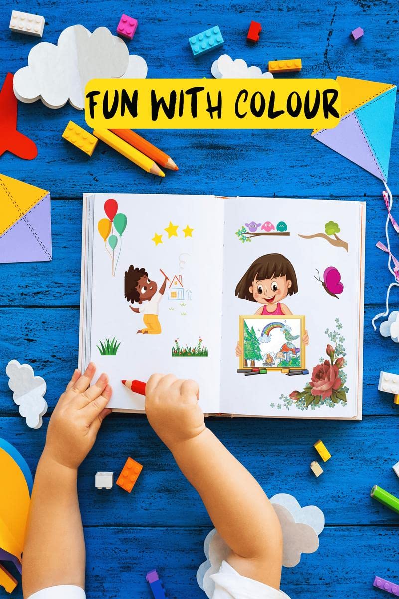 Fun With Colour  Colouring Book For Kids : Fun With Colour  Colouring Book For Kids