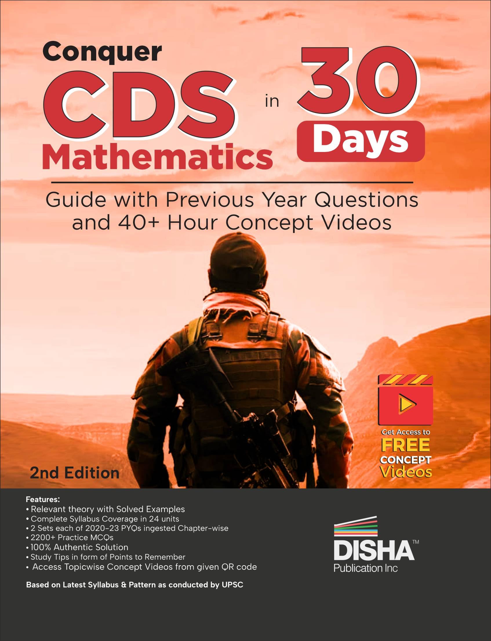 Conquer Cds Mathematics In 30 Days  Guide With Previous Year Questions And 40+ Hour Concept Videos 2Nd Edition