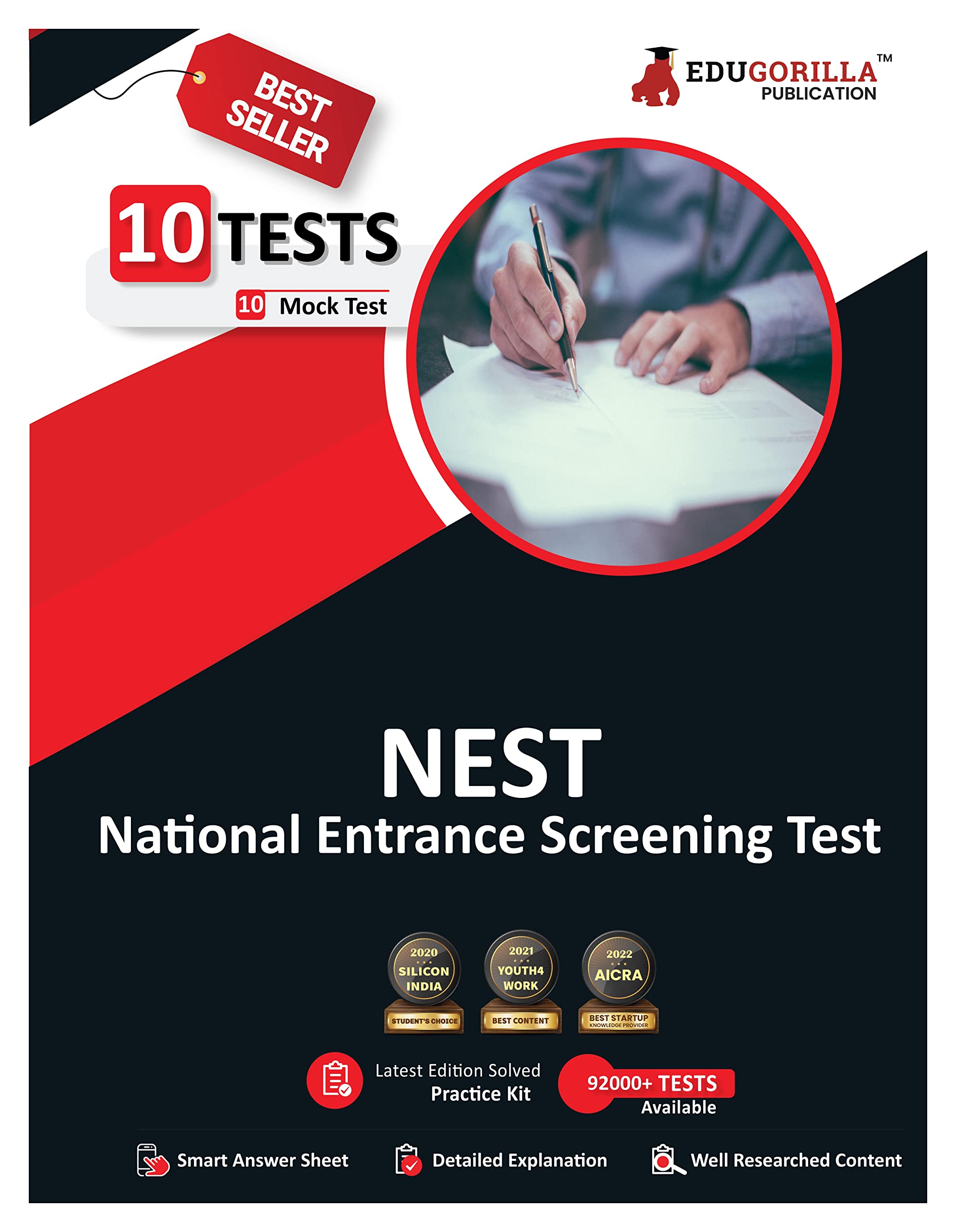 NEST 2024 : National Entrance Screening Test (General Aptitude, Physics, Chemistry, Mathematics, Biology)  10 Mock Tests (Solve