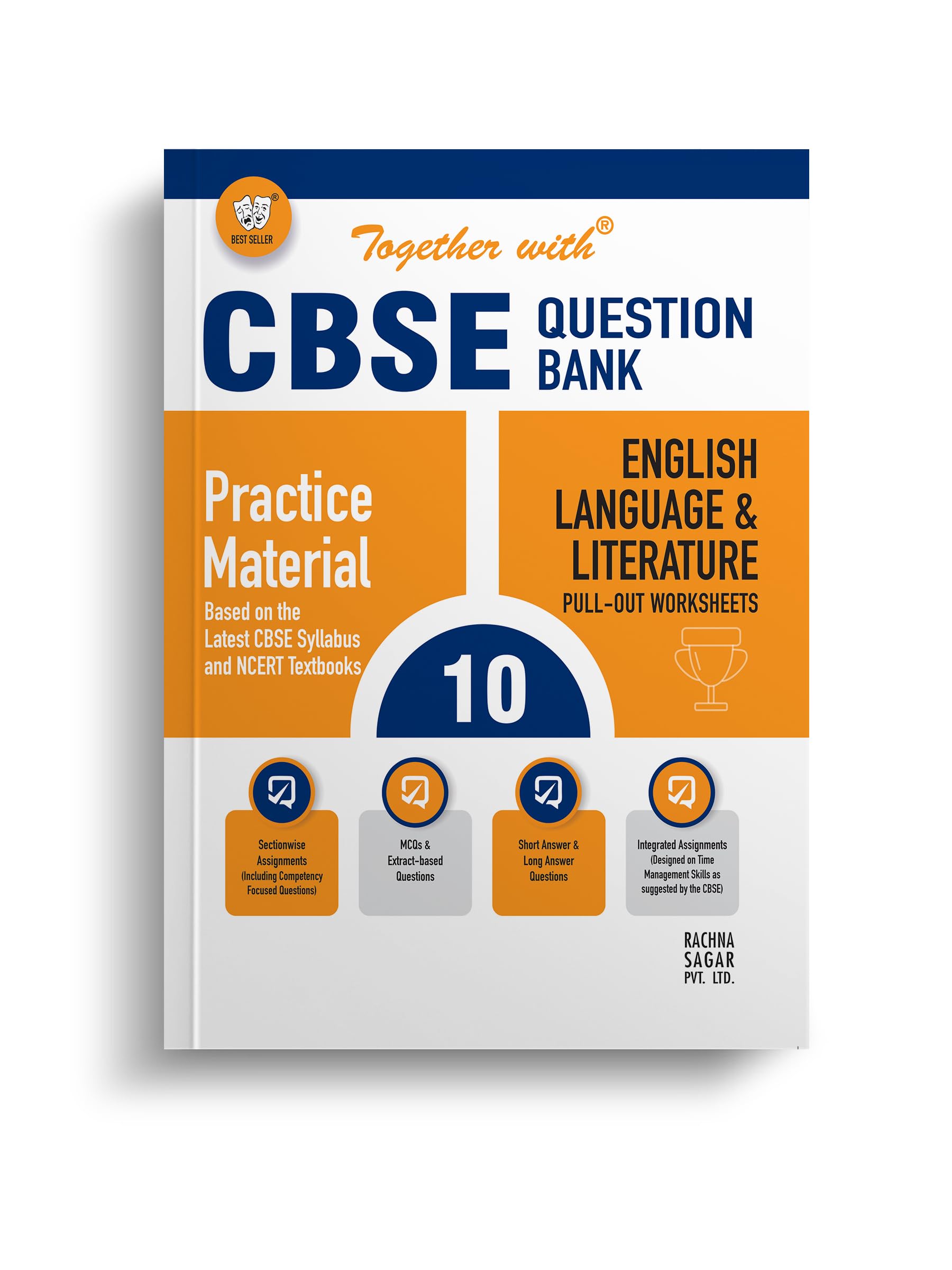 Together with CBSE Question Bank Class 10 English Language & Literature POW with Sample Paper for Exam 2024 (Chapterwise & Topic