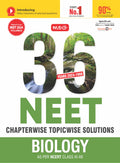 MTG 36 Years NEET Previous Year Solved Question Papers with NEET PYQ Chapterwise Topicwise Solutions  Biology For NEET Exam 202