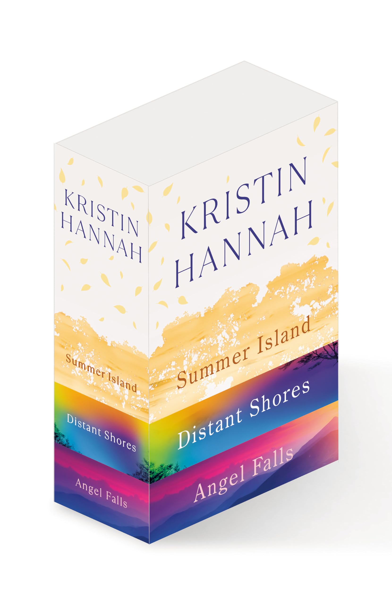 Kristin Hannah 3Book Boxed Set: Summer Island, Distant Shores, Angel Falls