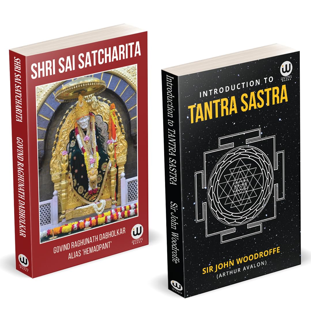 Shri Saibaba Satcharitra Book In English Edition | Introduction To Tantra Sastra | Combo Set Pack | Sir John Woodroffe | Arthur 