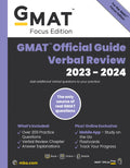 GMAT Official Guide Verbal Review 20232024, Focus Edition: Includes Book  Online Question Bank  Digital Flashcards  Mobile App