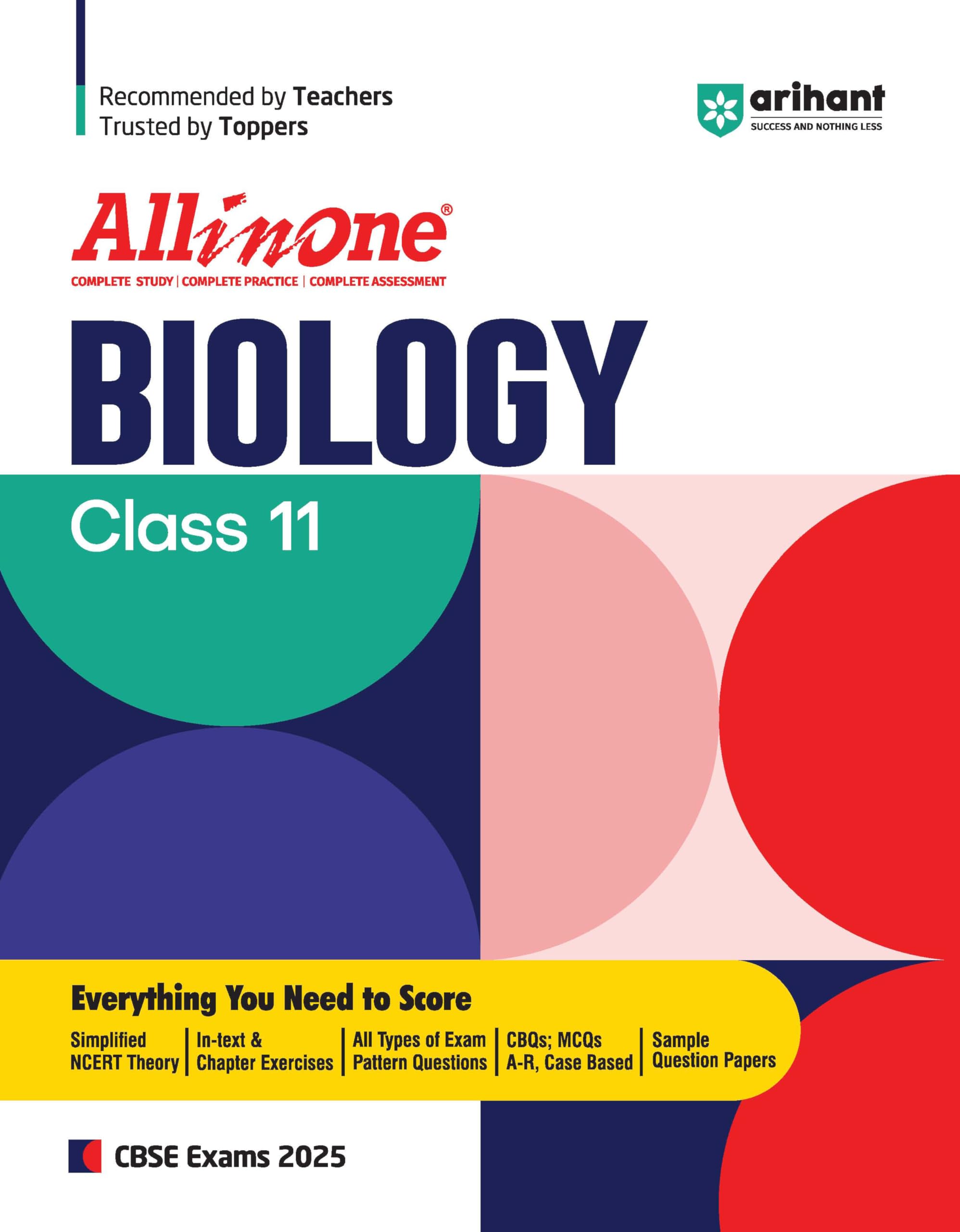 (Old Edition) Arihant All In One Biology Class 11 For CBSE Exams 2025