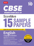 MTG CBSE ScoreMore 15 Sample Question Papers Class 10 English Language and Literature Book For 2024 Board Exam (Based on CBSE La