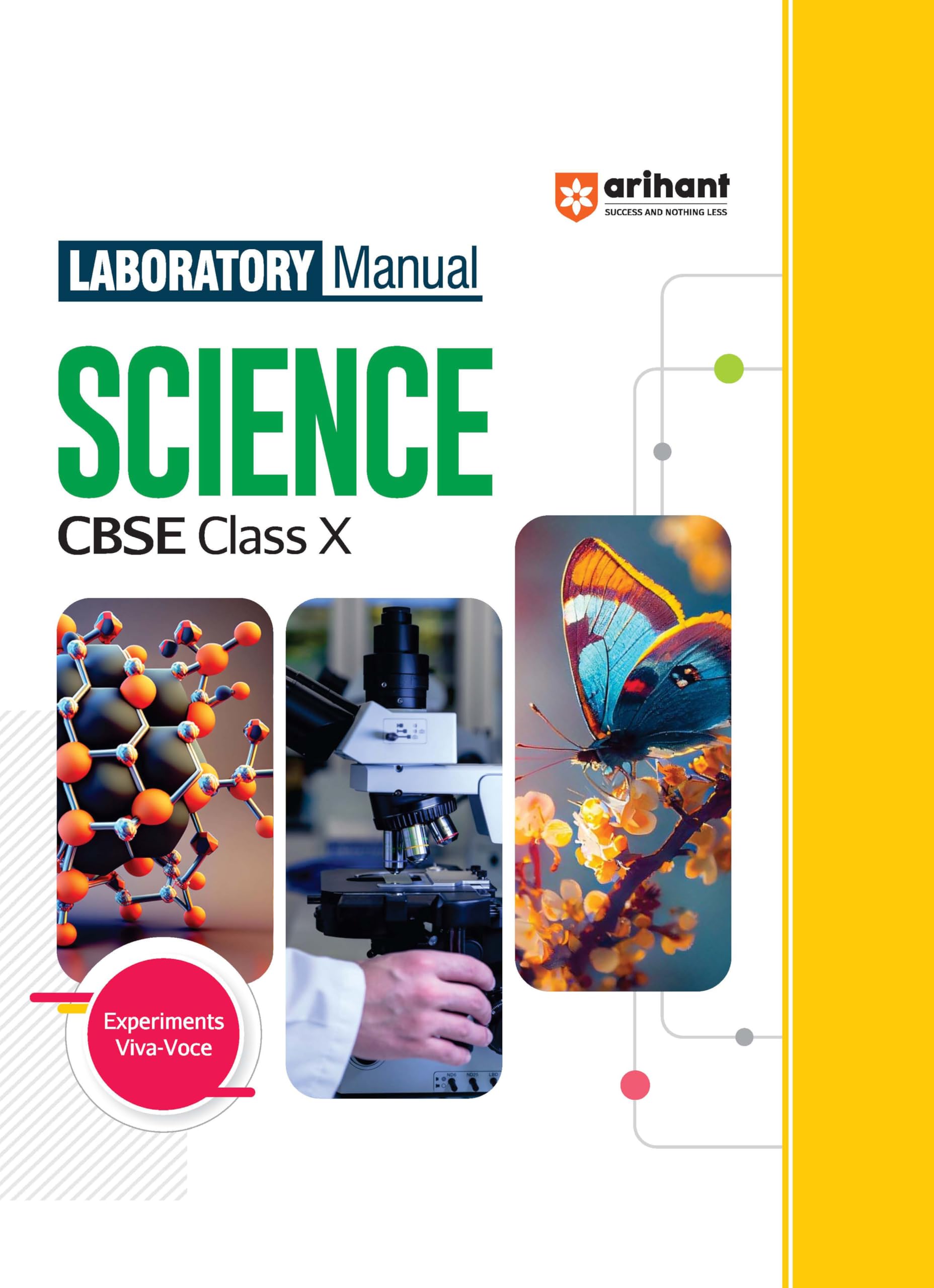 Arihant Laboratory Manual Science for CBSE Class X (10th) | Complete Practical Book with Experiments, Viva Voce Questions & Answ