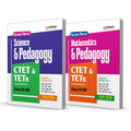 Arihant CTET & TETs 2025 Scorer Notes Mathematics & Pedagogy & Science & Pedagogy Combo | Class VIVIII | English Medium