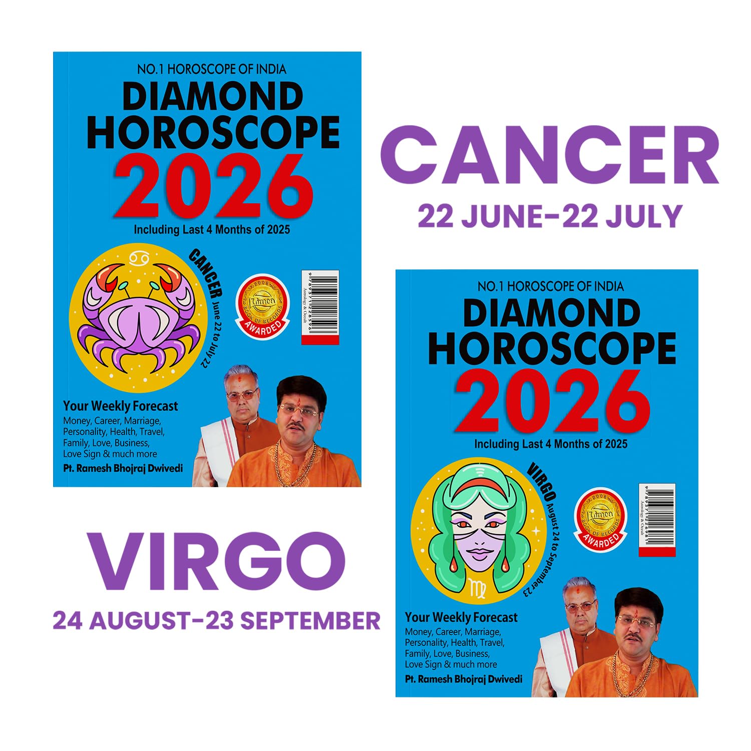 Horoscope 2026 : Complete Zodiac Guide For Cancer + Virgo
