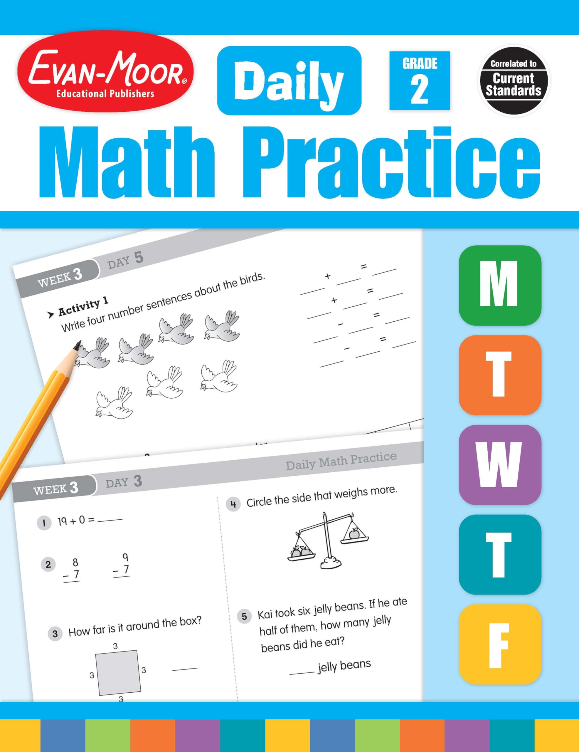 EvanMoor Daily Math Practice, Grade 2