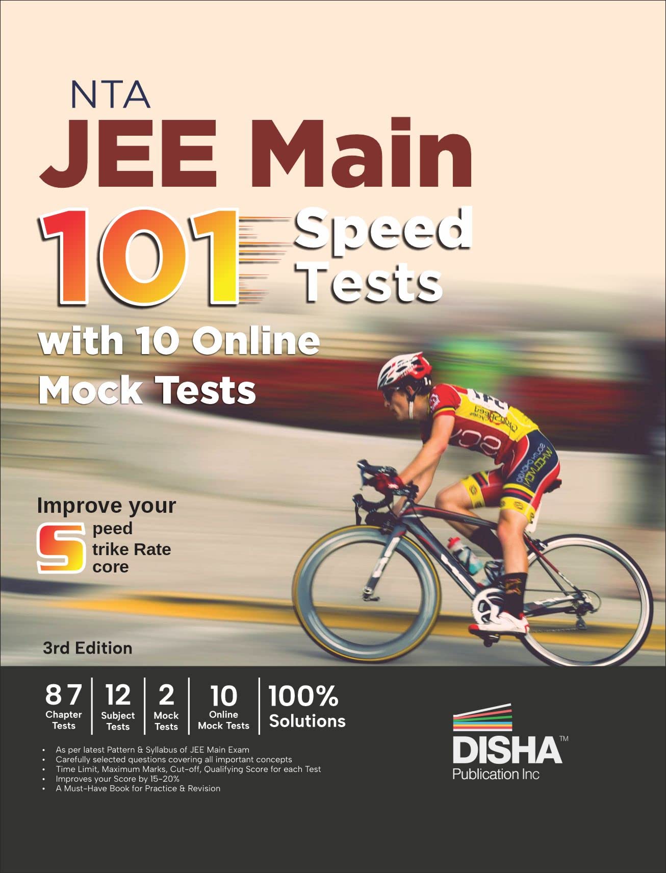 Nta Jee Main 101 Speed Tests With 10 Online Mock Tests 3Rd Edition | 87 Chapter Tests + 9 Subject Tests + 2 Mock Tests + 10 Onli