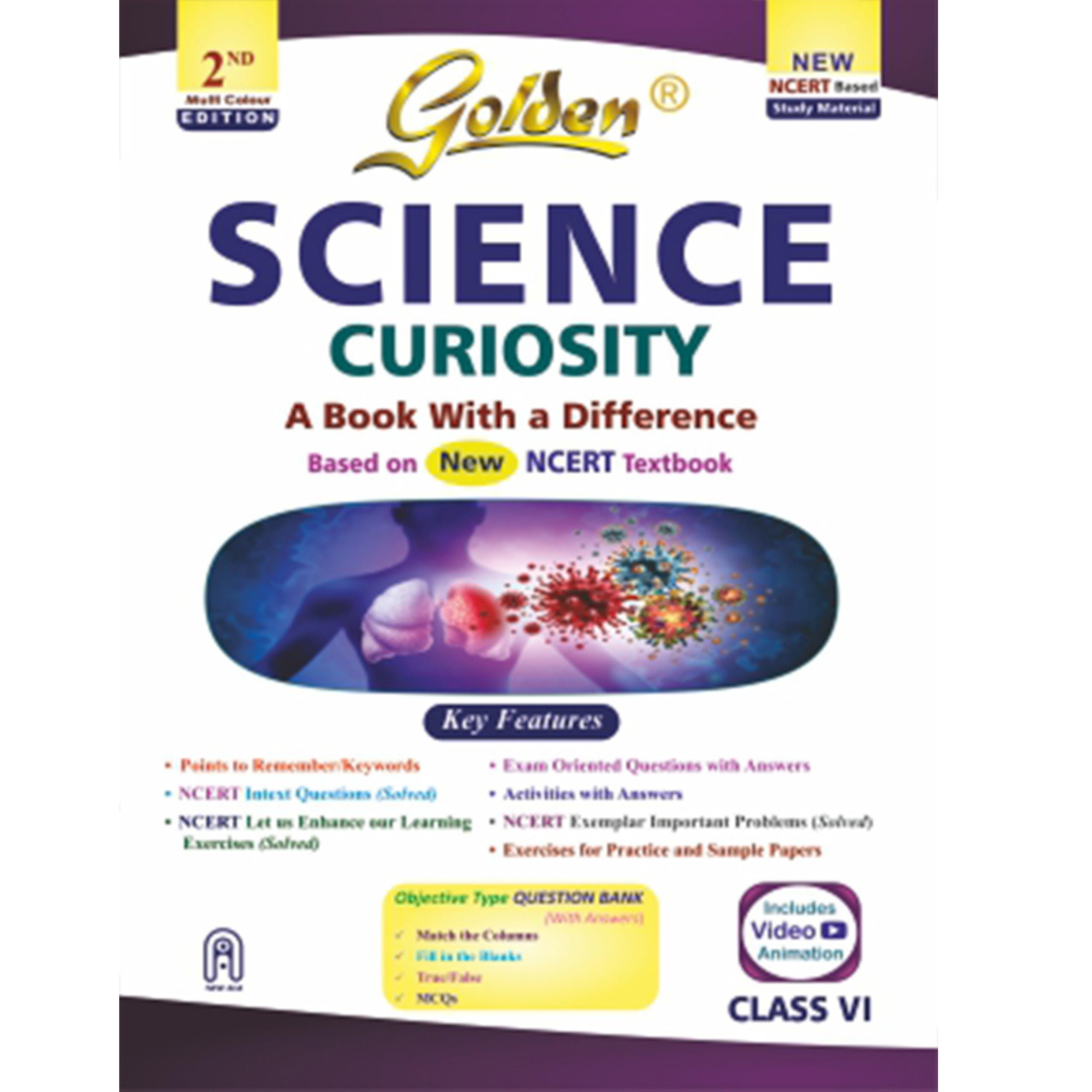 Golden Science Study Material Based On New Ncert Curiosity For Class 6 | For Cbse 2026 Exams | Summary | Solved Ncert Textual Qu