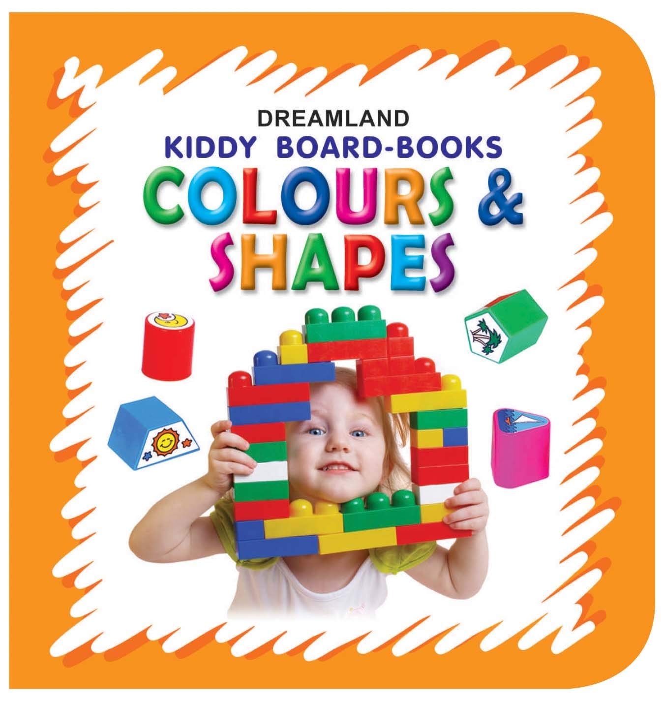 Kiddy Board Book  Colours & Shapes | First Learning Book For Babies & Toddlers Age 02 | Bright Pictures To Teach Basic Colours