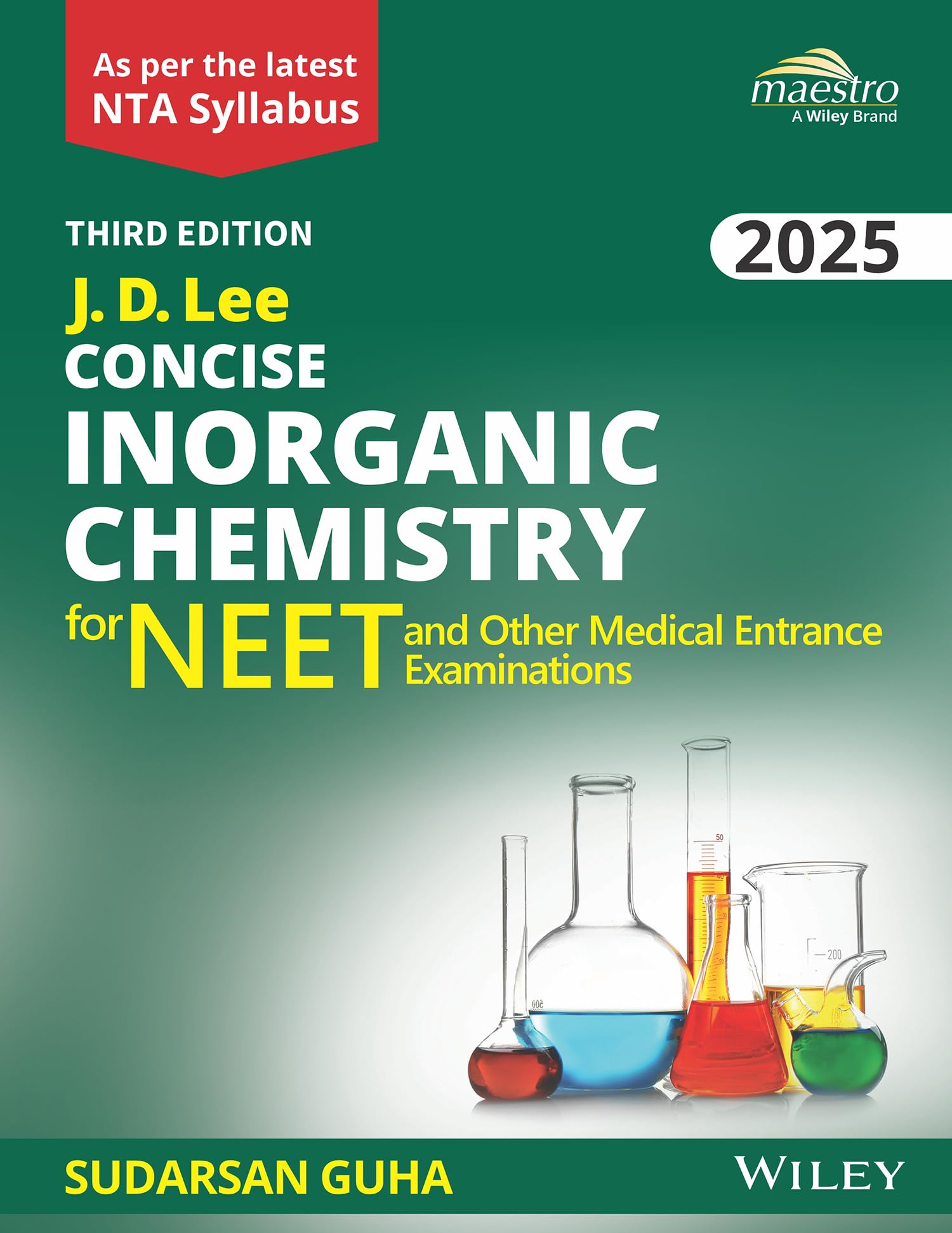 Wileys J. D. Lee Concise Inorganic Chemistry for NEET and other Medical Entrance Examinations, 3ed, 2025