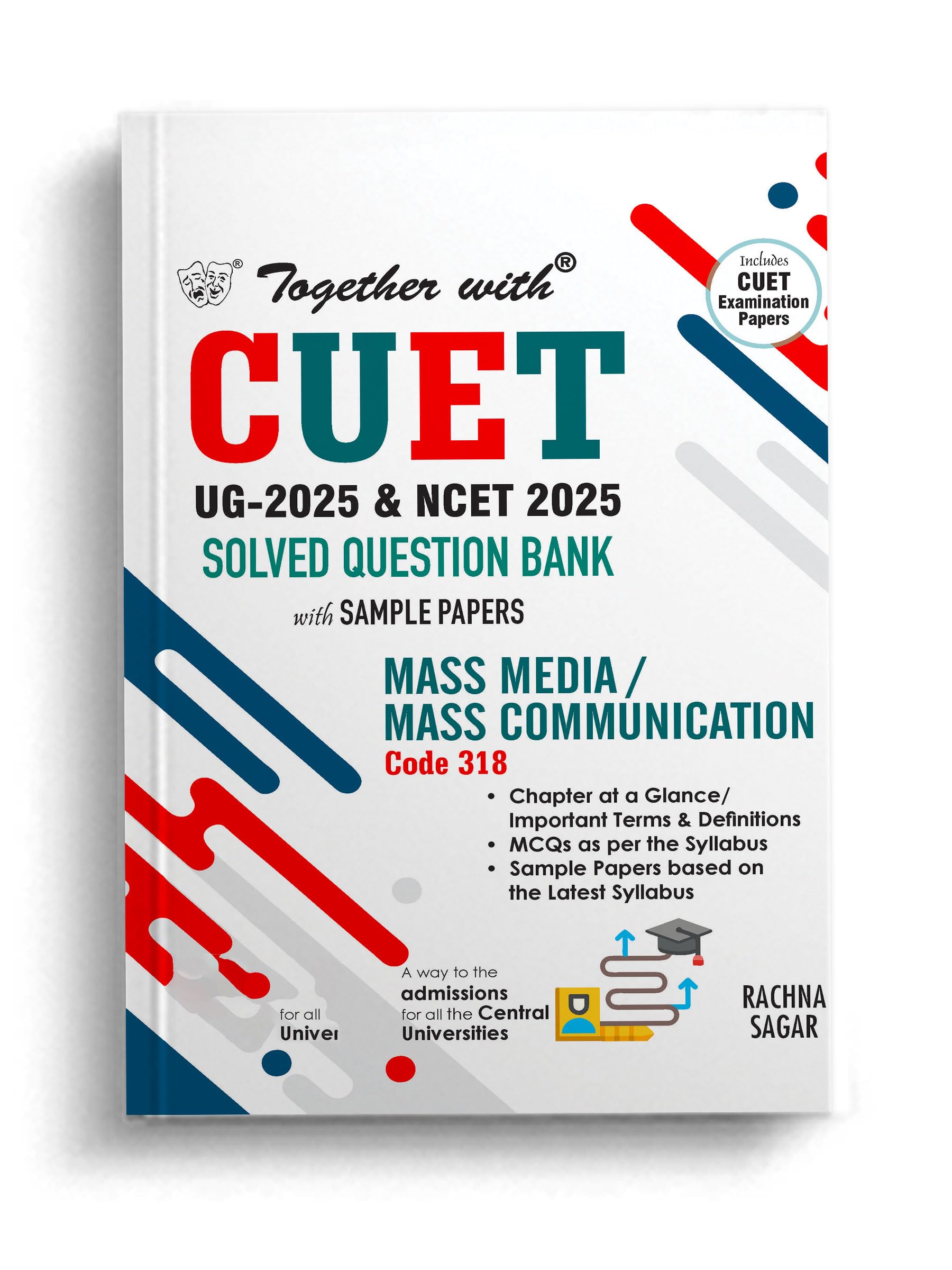 Together With CUET UG Entrance Exam Books 202526 Mass Media and Mass Communication Solved Question Bank With Sample Paper