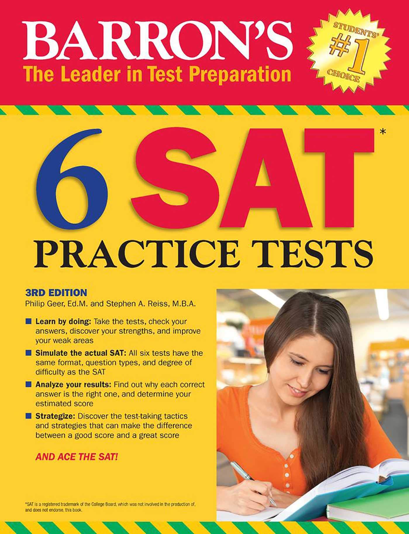6 SAT Practice Tests (Barrons Test Prep)