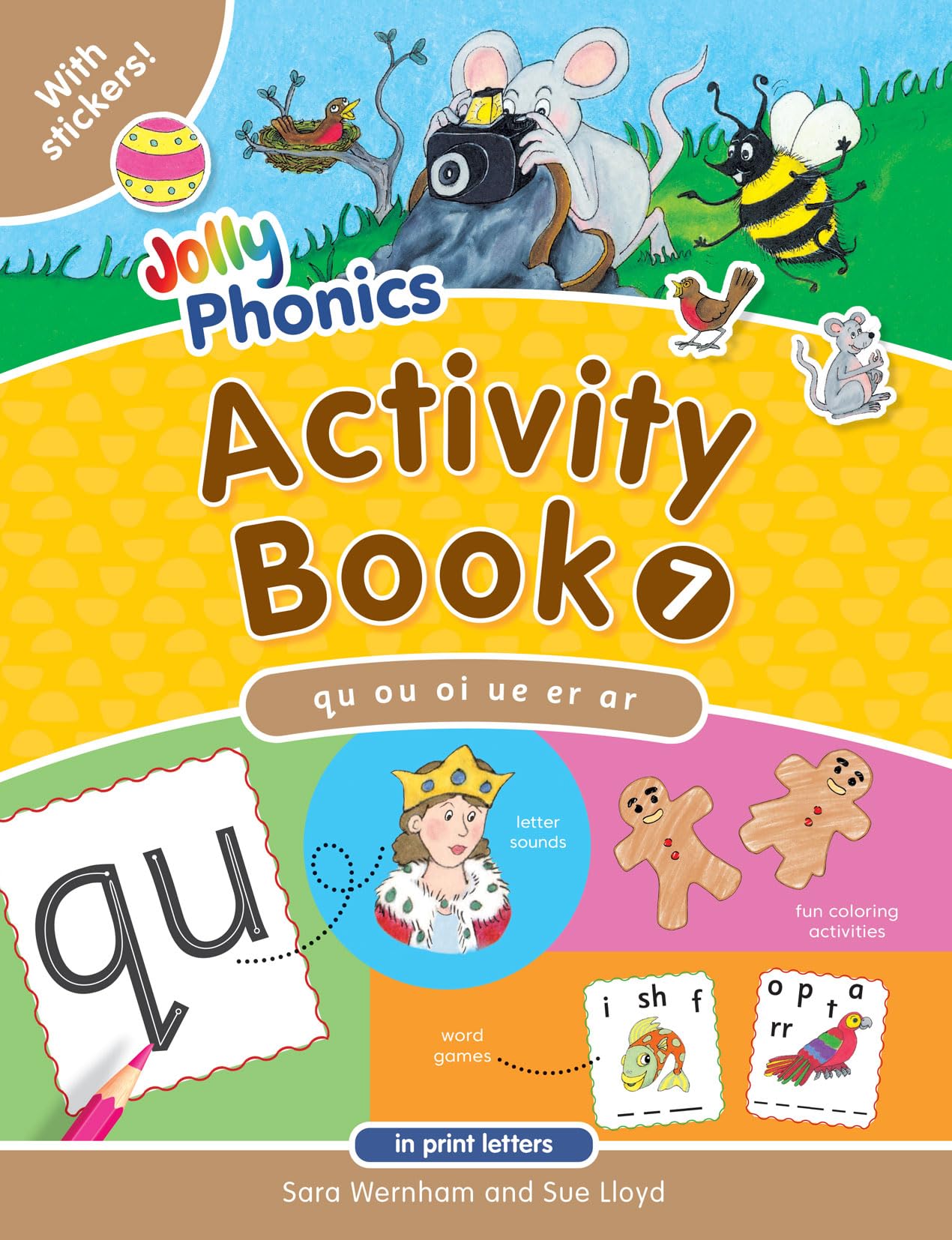Jolly Phonics Activity Book: In Print Letters (7) (Jolly Phonics Activity Books, Set 17)