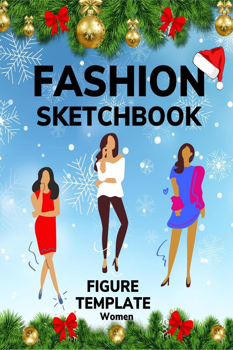 Fashion Sketchbook Figure Template Women: Large Female Figure Template for quickly Sketching Your Fashion Design Styles and Buil
